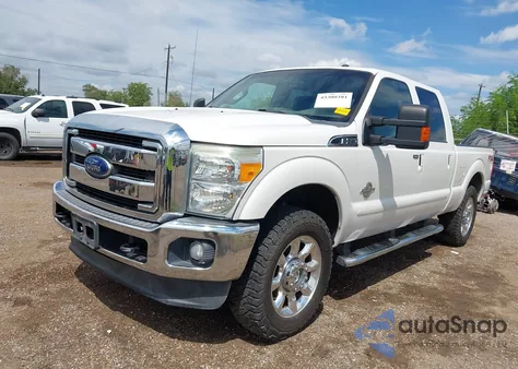 2015 Ford F-250 Lariat из США, поврежденный, VIN 1FT7W2BT4FED40182